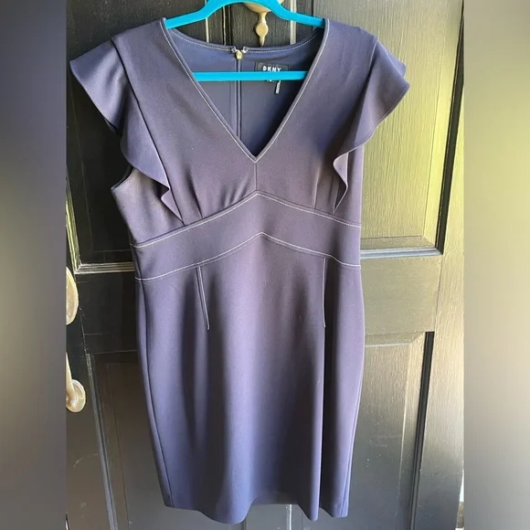 dkny short sleeve dress Fit & Flare Midi Shirt Dress | Fit and Flare